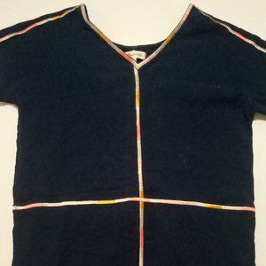 Madewell  100% Cotton Navy Blue Tunic Top